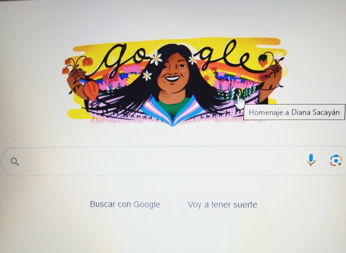 "Yo he sufrido Miles de momentos de discriminación, de violencia, ese es el costo, eso nos costó" Diana Sacayán 
Homenaje Google a nuestra compañera ! 
<a href="/APLCongreso/">APL</a>