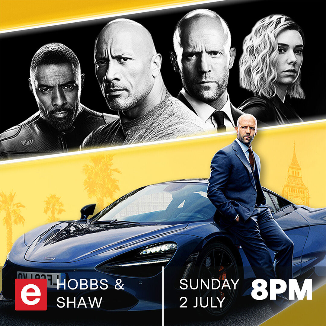 Lawman Luke Hobbs and outcast Deckard Shaw form an unlikely alliance when a cyber-genetically enhanced villain threatens the future of humanity.
Fast & Furious Presents: Hobbs & Shaw, tonight at 8PM. https://t.co/8hVu3HT0uz