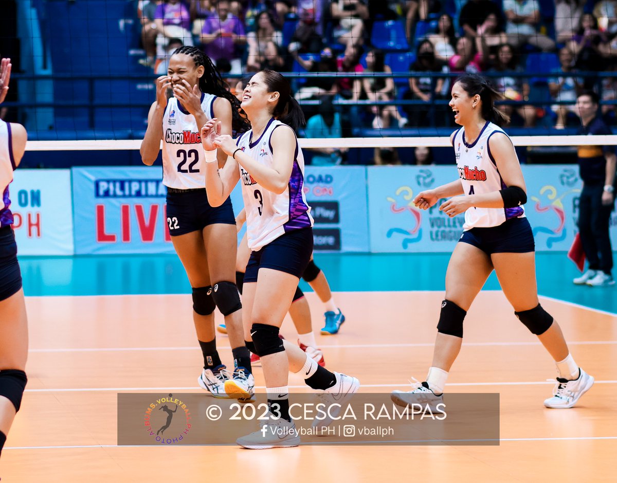 FNMOR's tweet photo. Their reaction says it all. 😝

#PVL2023 https://t.co/nAnpKzbSDt
