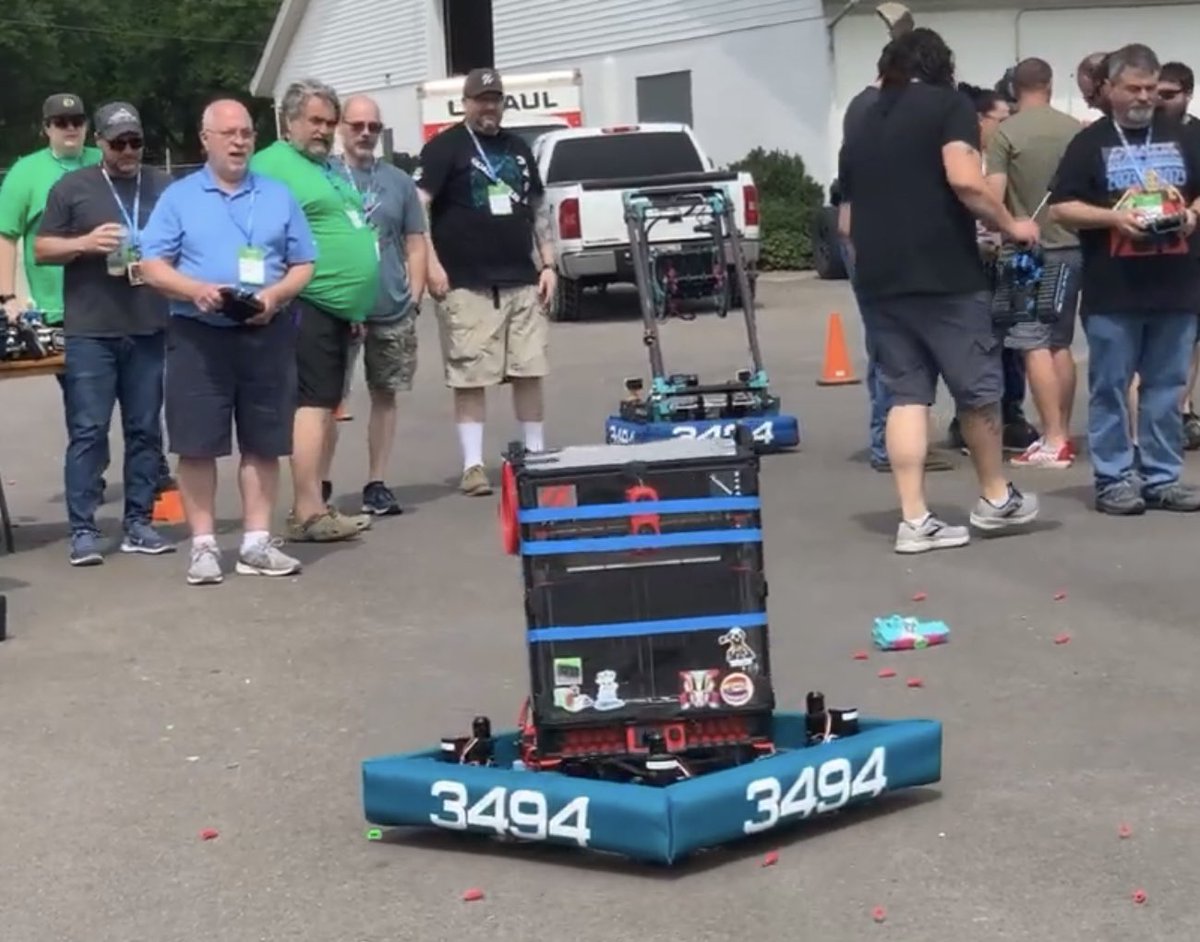 Last weekend team members exhibited robots and some unusual 3D printers of ours at the Midwest RepRap Festival in Elkhart. FRC Team 1501 joined us in explaining FIRST to 3D printing enthusiasts from near and far who really enjoyed our “World's Fastest 3D Printer” and “Big Delta”.