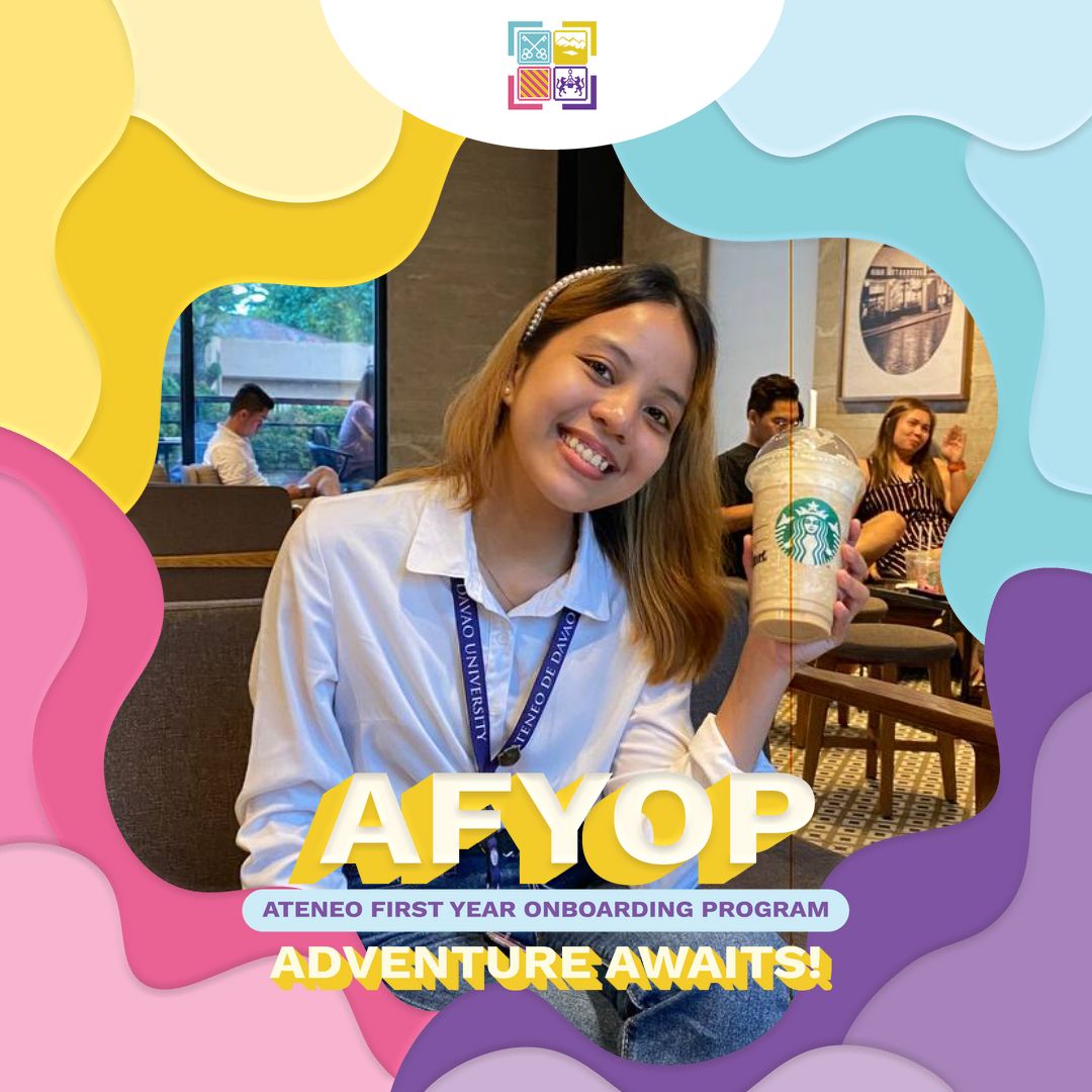 𝐀𝐅𝐘𝐎𝐏 𝐒𝐄𝐀𝐒𝐎𝐍 𝐍𝐀! 🎉

Hi, I’m Clare, the Ugomera Cutie Faci from Accountancy! 🌟

Madayaw, Ateneo! AFYOP is ready to welcome our freshies home to the Ateneo Community! 🌟

Adventure awaits you! 🫵🏼 

#AFYOP2023
#Stellar26