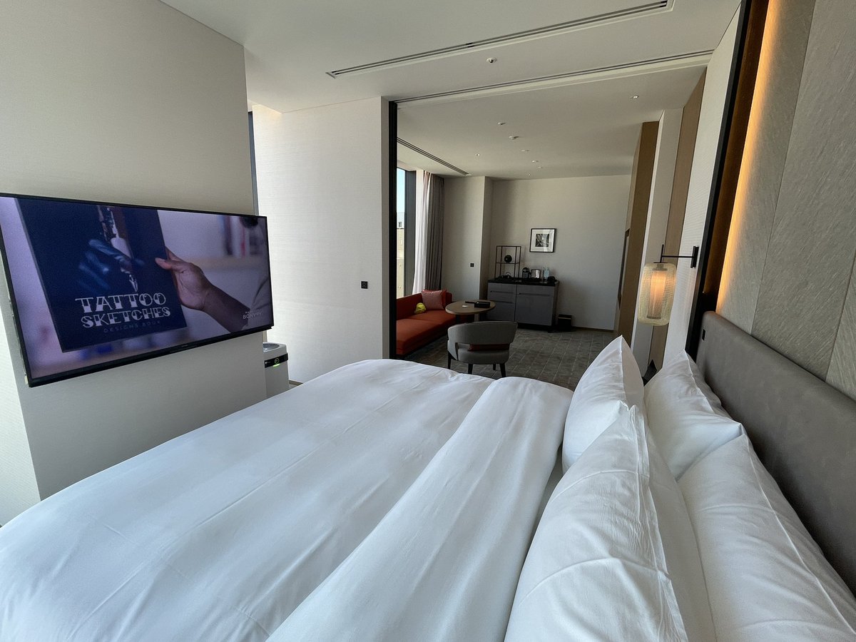 Meiko45's tweet image. 本日はジュニアスイートに移動しての2泊目です！

#Marriott 
#TIAD 
#autographcollection