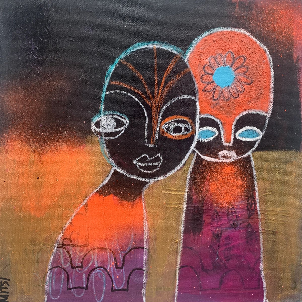 BETWEEN...we really shouldn't let things get between us!
30 x 30 cm on canvas
available on my website
link in bio :)

mitsibkral.co.uk/shop/ols/produ…