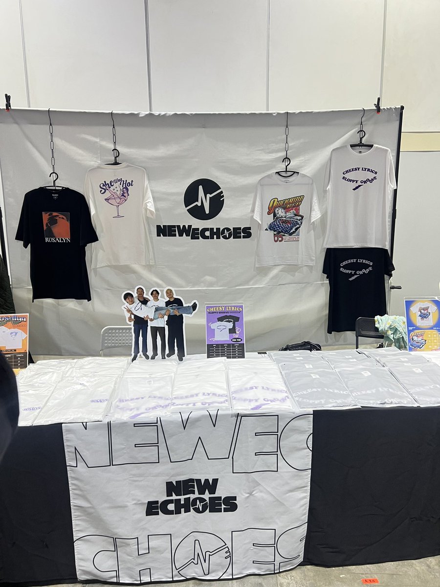 #CATTSHIRT day 2 
Come say hi ! Booth A43-44💥

#newechoes #rosalyn #quicksandbed #h3f