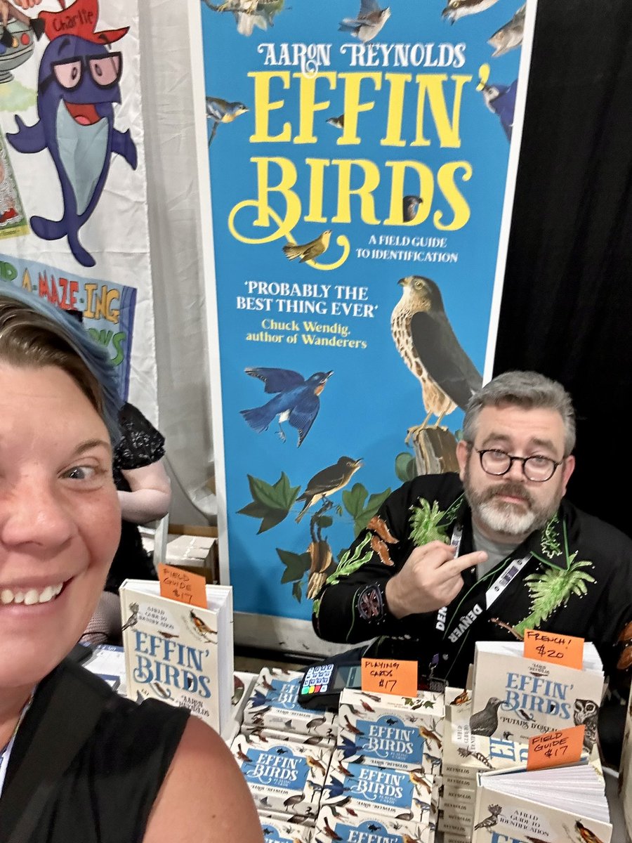 I’m so happy! I got to meet <a href="/EffinBirds/">Effin' Birds</a> today <a href="/fanexpodenver/">FAN EXPO Denver</a> !!!