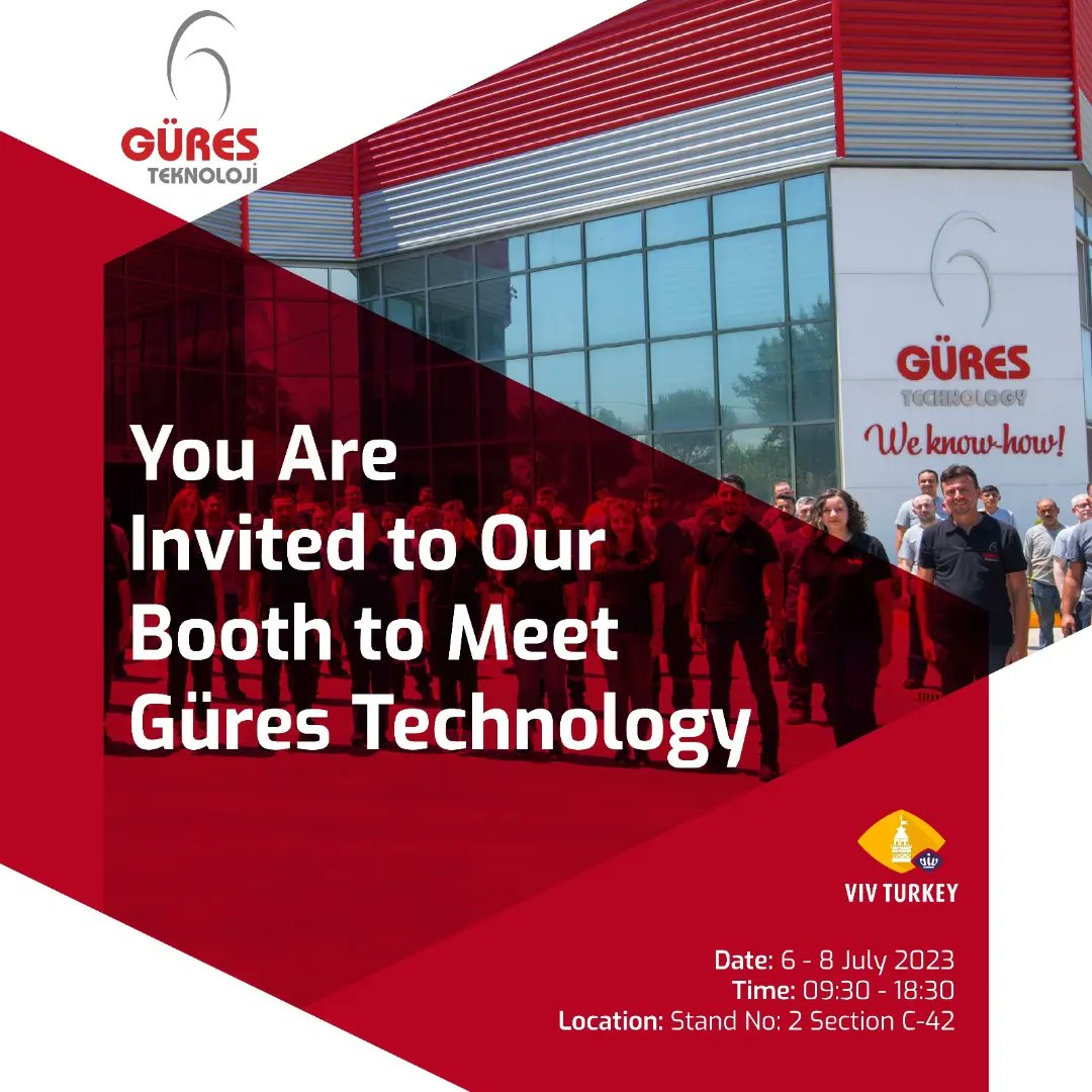 6- 8 Temmuz tarihleri arasında gerçekleşecek VIV 10.Tavukçuluk ve Teknolojileri İhtisas Fuarı’ndayız. 
------
We are at the 10th International Trade Fair for Poultry Technologies, which will take place between 6-8 July.

#viv #vivfuarı #vivfair #tavukçuluk #GüresYumurta
