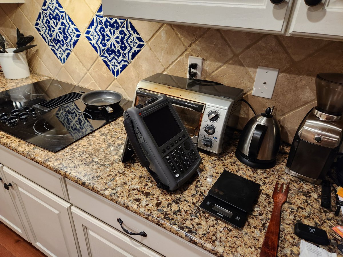 Occasionally it hits me that normal houses don't just randomly have test gear lying around the kitchen.