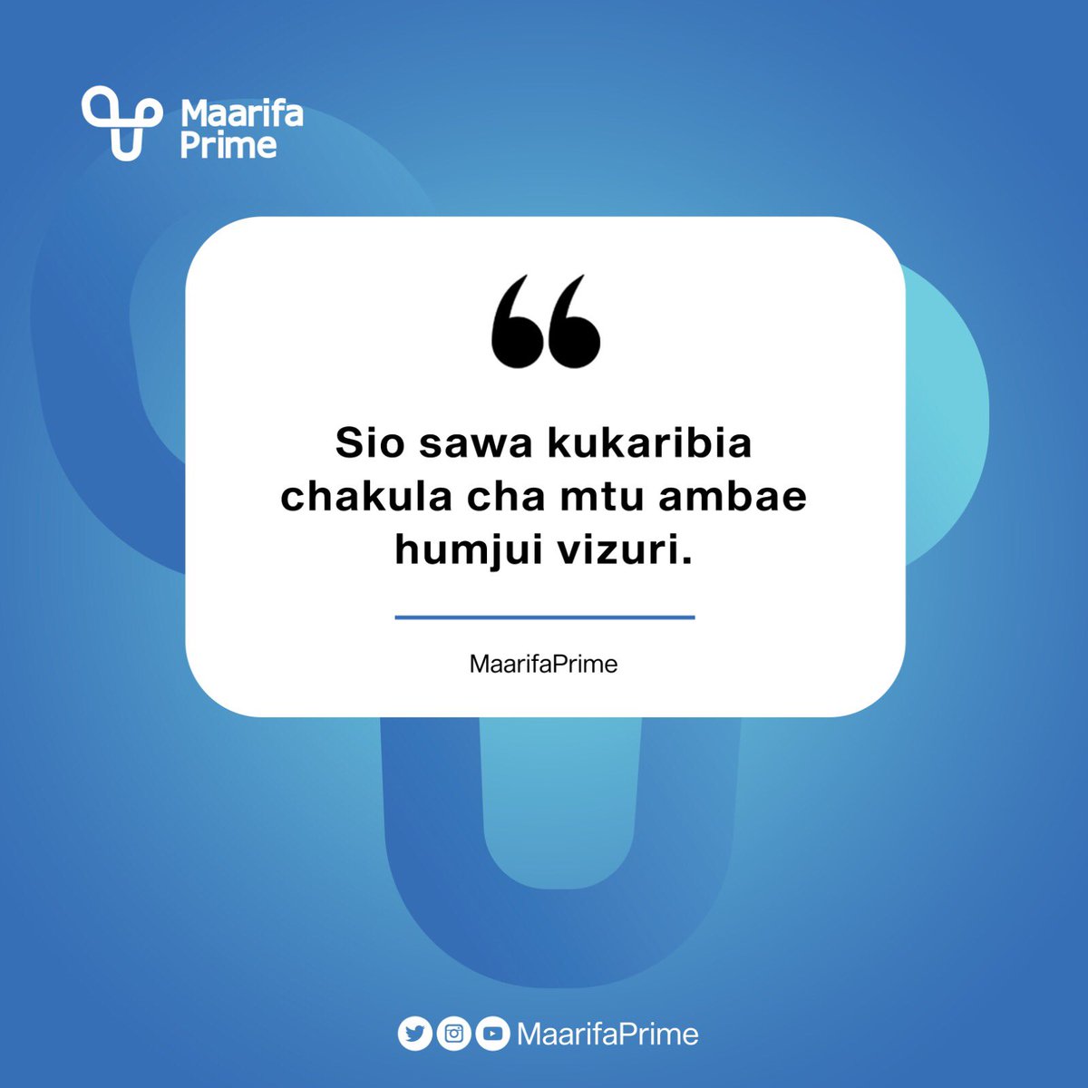 MaarifaPrime's tweet photo. https://t.co/IsALIDXMFv