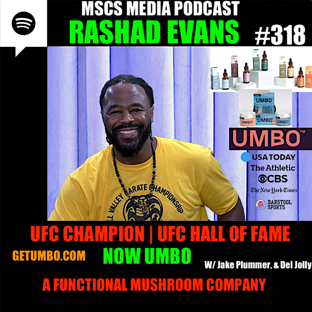 Rashad Evans - UFC Champion, Hall Of Fame Now UMBO A Functional Mushroom Company - Combined Changed His Life - Mscs Media Full Ep: spoti.fi/3qBn9yK <a href="/SugaRashadEvans/">Rashad Evans</a> 
Rashad Evans is a UFC Champion &amp; Hall of Famer. During his HOF speech, there was an actual earthquake. IG