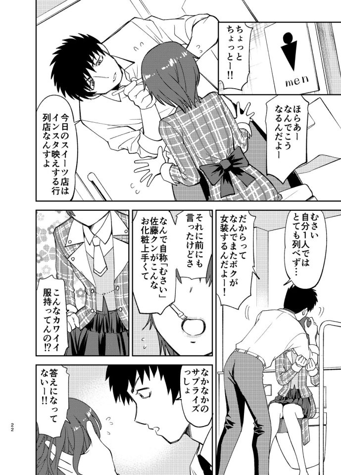 女装を強要された上司と部下のお話【2】2/5 