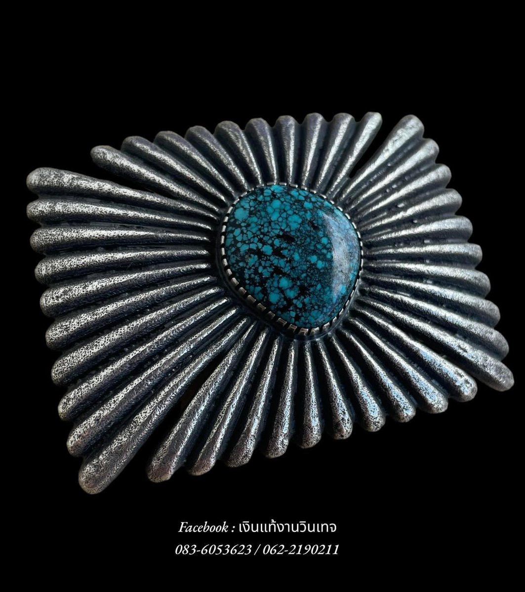 SolarEc18889063's tweet photo. ONE OF THE BEST VINTAGE NAVAJO BLUE SPIDERWEB TURQUOISE STERLING SILVER BUCKLE

หัวเข็มขัดเนื้อเงินงานหล่อโบราณฝั่งหินเทอร์คอยส์สวยๆ จากช่างฝีมือเชื้อสายอินเดียนแดง หัวบล๊อคนี้หายากเจอน้อยมาก หล่อเนื้อเงินหนาๆหนักๆตันๆ สวยหายากน่าสะสม/สวมใส่ 

15000฿ #Zuni #อเมริกันอินเดียน https://t.co/IxAZCJlElW