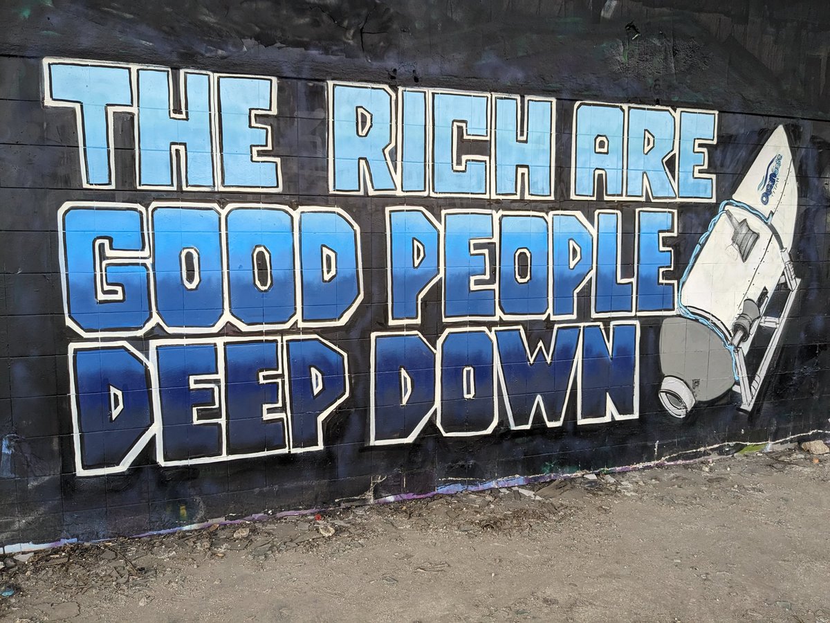 GraffitiRadical's tweet image. "The rich are good people deep down"
Seen in Seattle, Washington