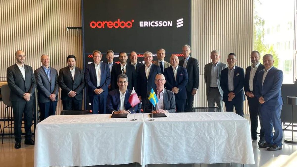 GcGlobalnet's tweet photo. Exceptional speeds, exceptional experiences! ⚡️ Thanks to @EricssonSoftw's mmWave technology, Ooredoo Qatar will deliver lightning-fast speeds over long distances, setting a new benchmark for connectivity. #TelecomBSS #ad #5G Learn how it works: https://t.co/gDFPtWdDL2 https://t.co/iOdhMbCePI