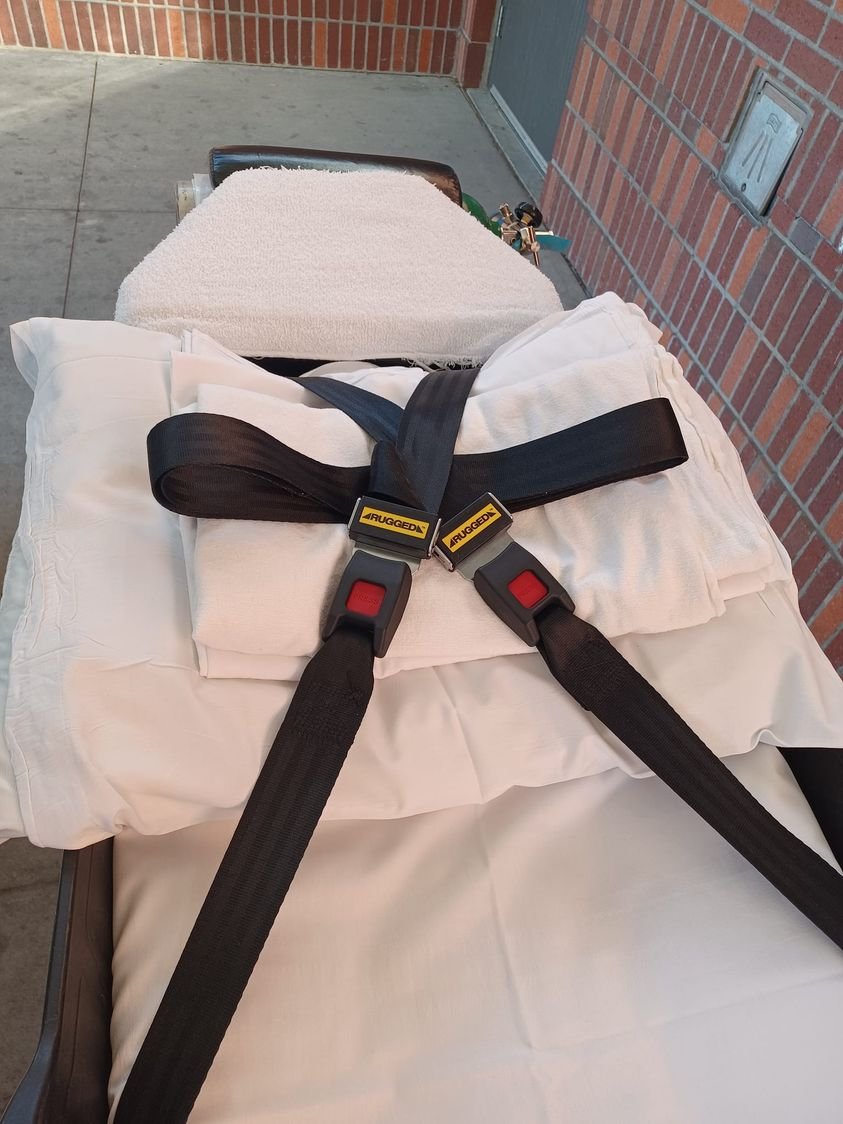 croaker260's tweet photo. Surprisingly controversial opinion: How you make your cot tells me a lot about how much you care about your profession...and your patients.

These are the brown M&amp;Ms of Paramedicine. https://t.co/O2SZjwNw3T