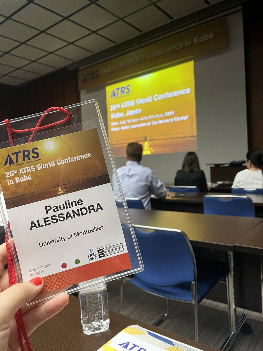 Lancement de l’#ATRS2023 à Kobe avec une plénière qui réunit chercheurs, acteurs industriels et institutionnels du transport aérien ✈️ Le mélange parfait d’acteurs ! <a href="/ChairePegase/">Chaire Pégase</a>