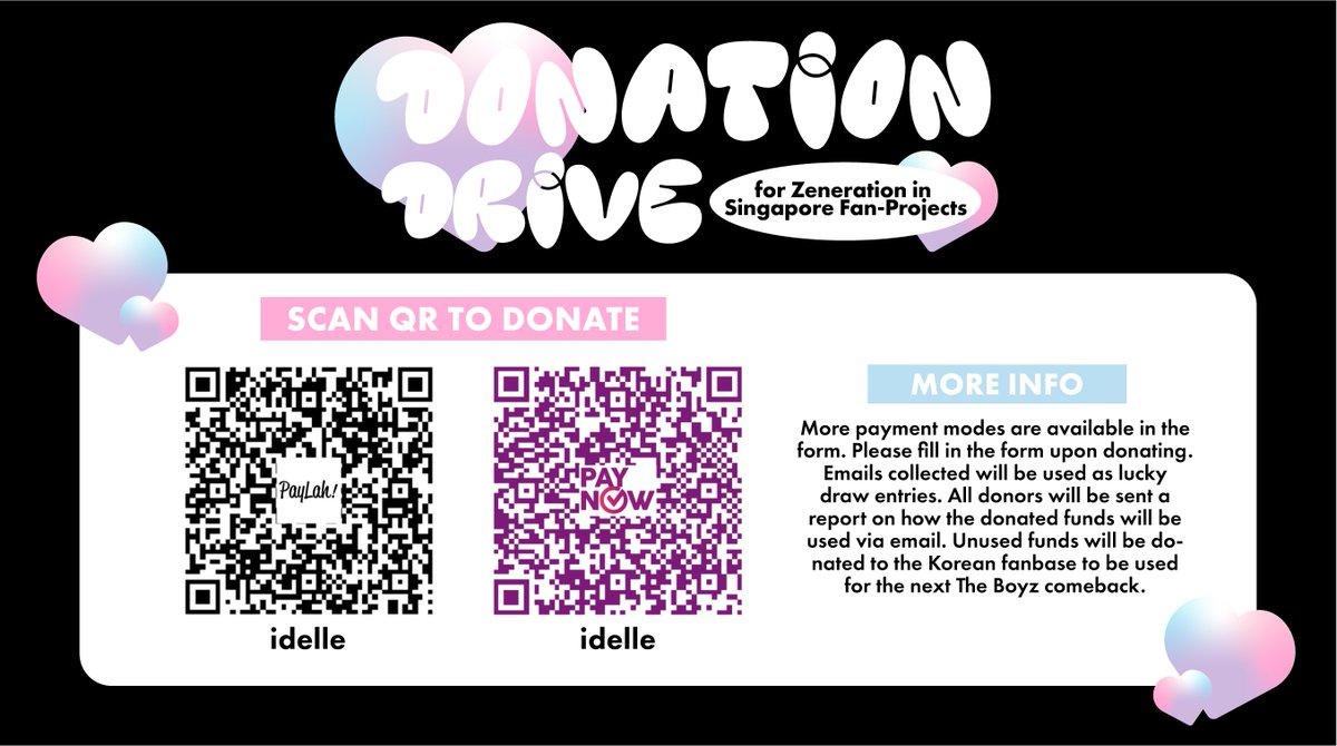 zenerationinsg's tweet photo. Hello SG THEBS!

We have opened our donation form and will be accepting donations now!🙌

Any amount will be of great help and we sincerely thank you for donating🫶

More details in the form!

Donation form: https://t.co/kIhCTHabCq
Closes: 16 July, 2359 SGT https://t.co/r6yGTcrsPT