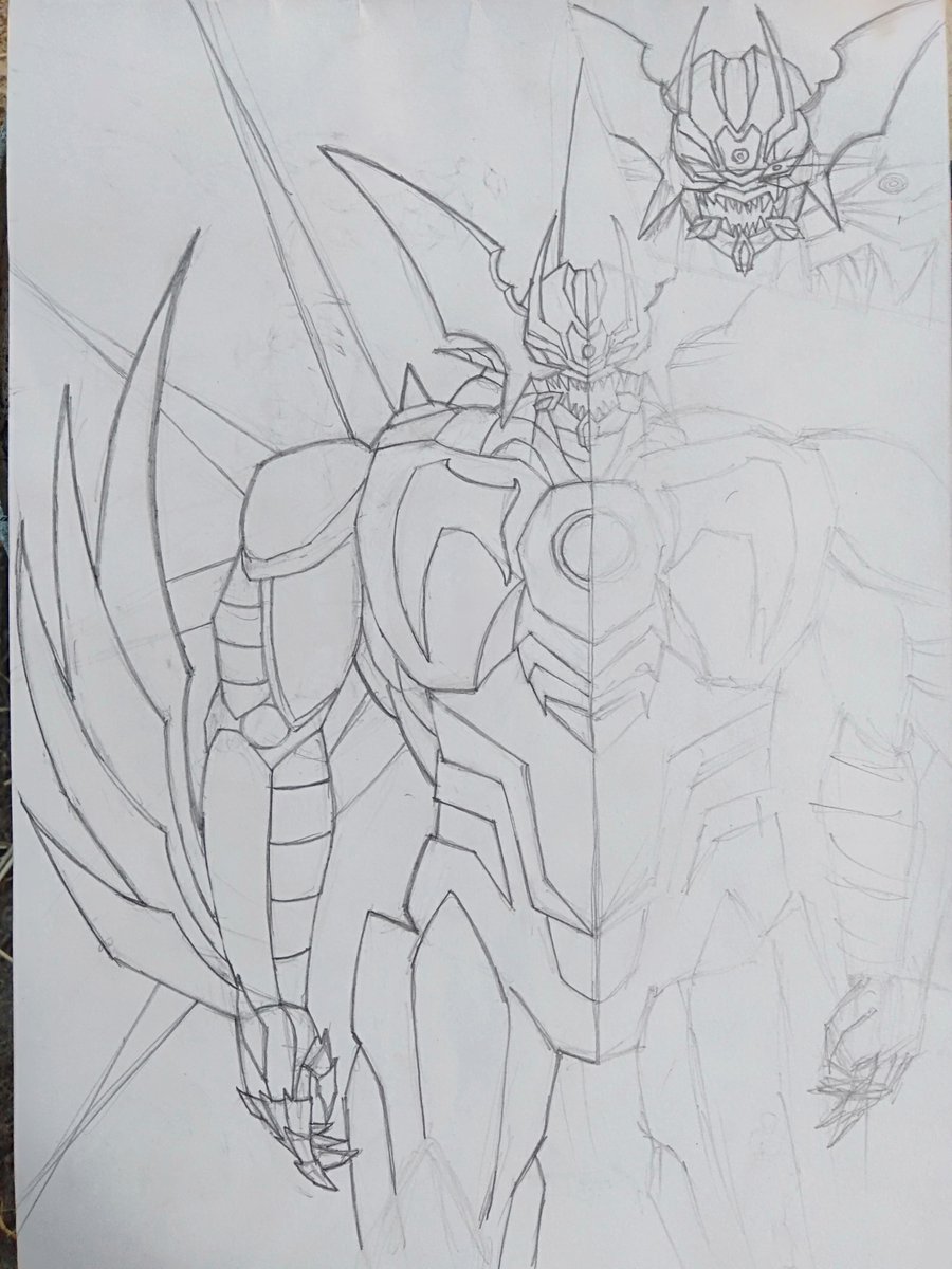 Nongnoiyjaaaa's tweet image. My First art, I did my best to draw this 😔

#GetterRoboArc
#GetterArc