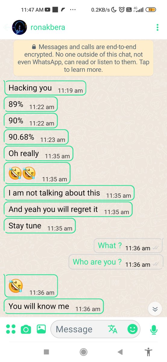 GiodGaming's tweet photo. @Uppolice @Cyberdost a random guy in WhatsApp come and blackmail me and said he will hack my account and my device,i have the phone number of the scammer can i send it to you ? https://t.co/4RGaFpShxV