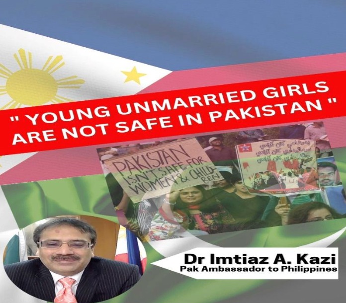 arjun9494949494's tweet photo. A Pakistani diplomat openly concedes that Pakistan is not a secure environment for young unmarried girls, as documented on record. #FilipinaAreNotCheat #ImtiazKazi https://t.co/b3uxkMIISF