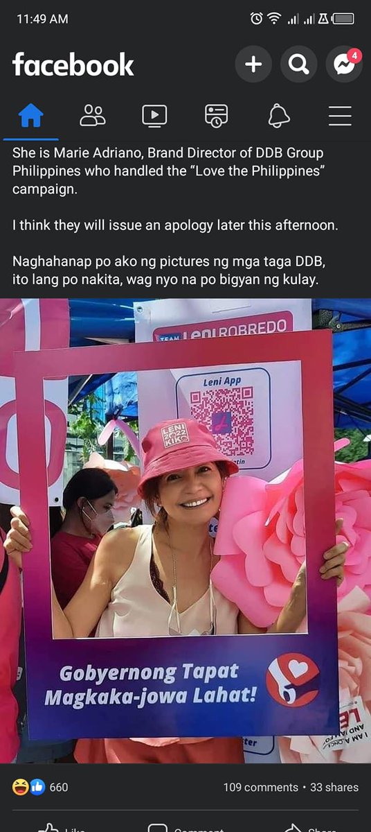 Callsign4thLeaf's tweet image. Is it pink crab season, aka sabotaging the work, or being stupid?

If the so-called 'pink crabs' are like that, they don't fit a bill of being called as Filipinos for sabotaging and pulling progress down any means.

 A real true Filipino supports #FedParlFDI 🇵🇭, not those filths.