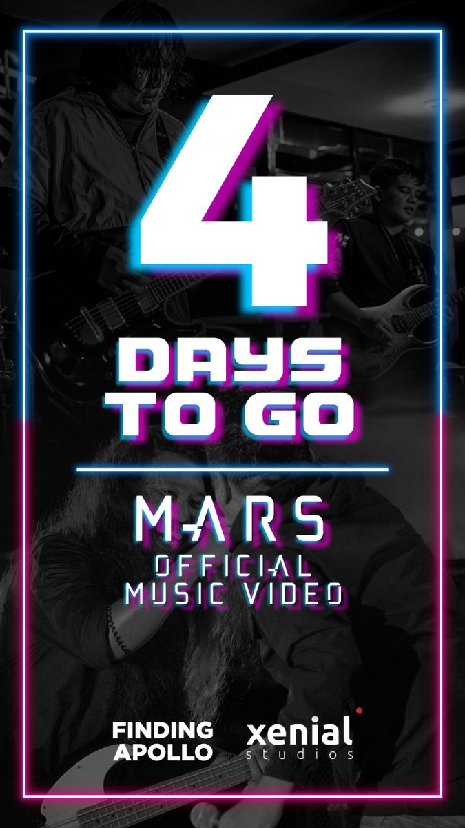 findingapolloph's tweet photo. 🔊 4 DAYS UNTIL LAUNCH! 🔊

Our new music video is coming out in 4 days, and we can't wait to share it with you. Get ready to rock out and show your support for our latest release! 🤘

#findingapolloph #findingapollo #findingapollomusic https://t.co/23J7wpig44