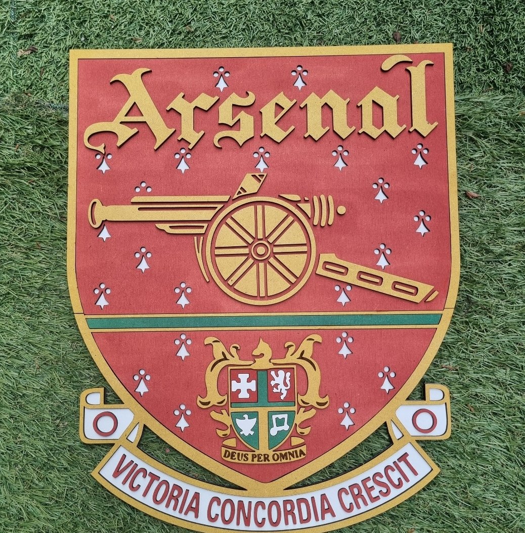 sliney66's tweet photo. ⚠️ 🚨 COMPETITION 🚨 ⚠️ 
WE WILL GIVE AWAY ONE OF OUR WOODEN ARSENAL BADGES ONCE WE SIGN DECLAN RICE. LIKE, FOLLOW AND RETWEET TO ENTER. CHECK OUT ALL OUR BADGES AT https://t.co/2fEenKoeu3 
Also T-Shirts and mug
#ARSENAL #Rice #DeclanRice #gooners @_DeclanRice #EDU #Gunners #afc https://t.co/AP4F39bWmo