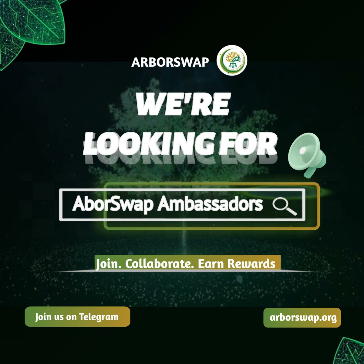 ArborSwap_Defi's tweet photo. Ready to level up your Crypto journey? 

Join the Arborswap Ambassador Program and unlock exciting opportunities. 

Apply now and make your mark in the crypto world: https://t.co/GJ6s1MCEEa  #CryptoOpportunity #ArborswapAmbassador https://t.co/fIOLa63CKC