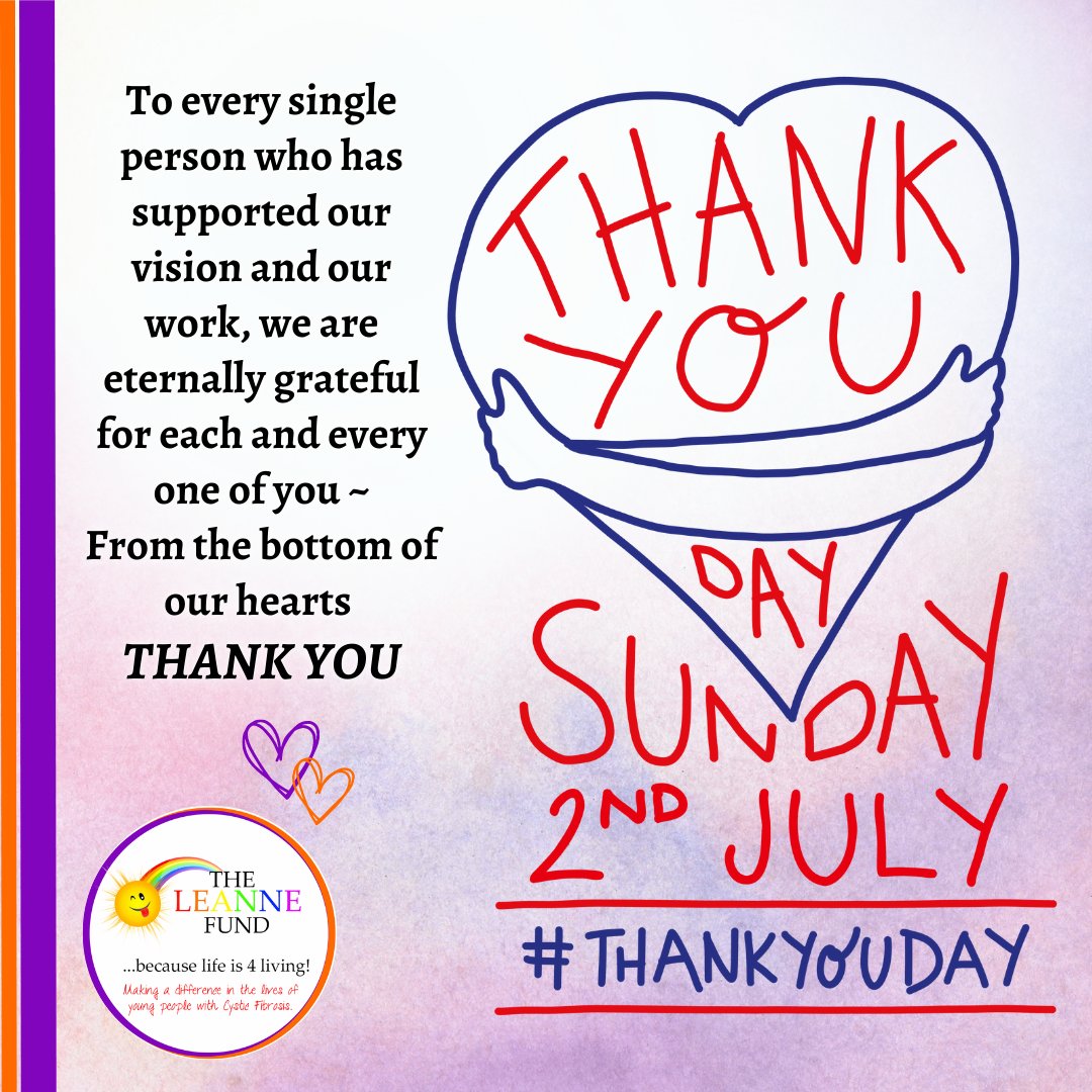 TheLeanneFund's tweet photo. #thankyouday #thankyou #volunteers #supporters #family #friends #youarethebest #theleannefund #cysticfibrosis #cysticfibrosissupport #cfsupport #cfawareness #cfscotland #makingadifference #thankful #support https://t.co/eopfvwmPC6
