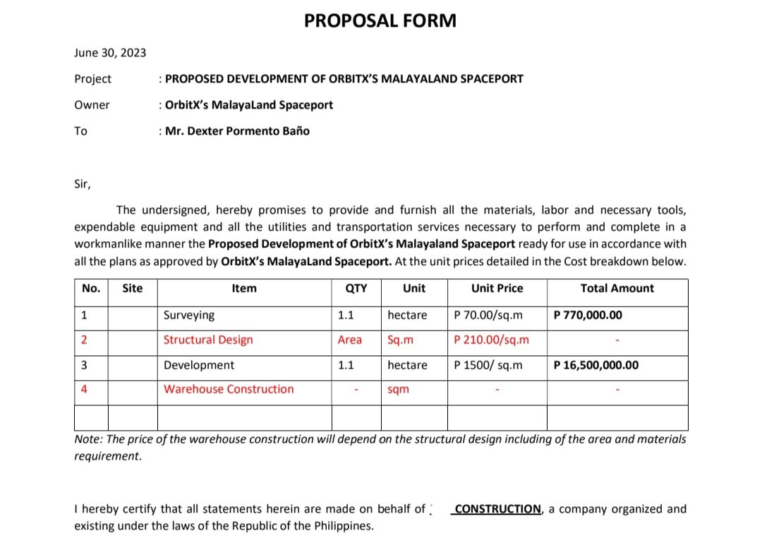 AliensOfMalaya_'s tweet photo. Just to give you an idea how expensive our dream is... Here is one of the proposals we received for #MalayaLand. π«‘π΅π
#OrbitX #AliensOfMalaya #Hobz #Crooks #NFT #NFTs $AOM https://t.co/SYNtLTIQNb