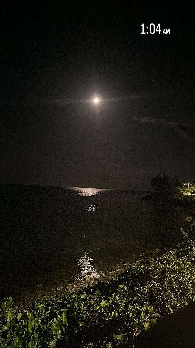 sainty876's tweet photo. Moon lit walks on the Black River Waterfront in St. Elizabeth, Jamaica ☺️ https://t.co/ovJQ0xgkYw