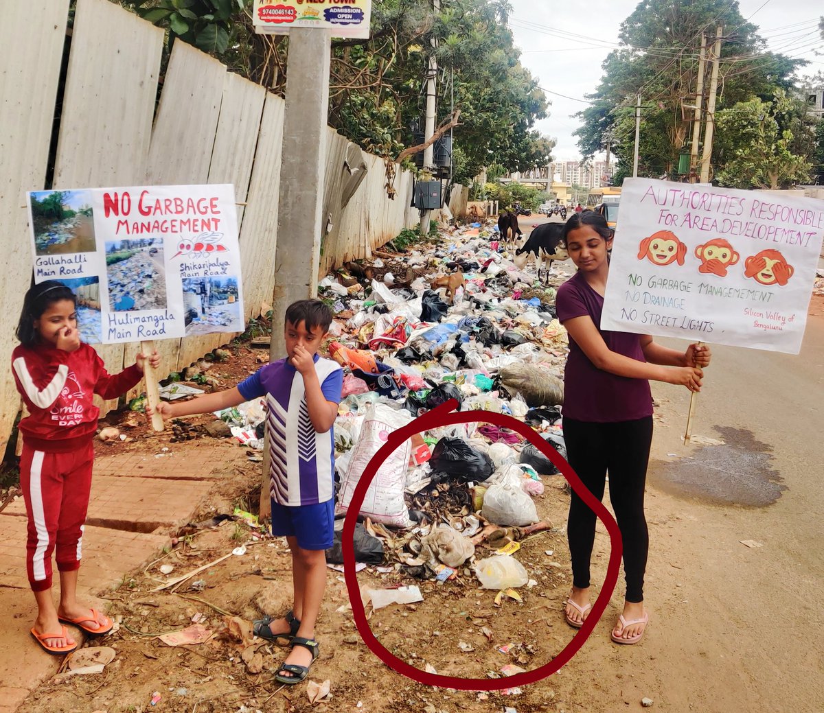 IshanS_Om's tweet photo. #dengue is spreading in our area

Animal parts in Garbage

#HulimangalaForCMC
#GarbageFreeHulimangala
#SwatchBharat
#BrandBengaluru

Help
@CMofKarnataka @siddaramaiah @DKShivakumar @DKSureshINC 
@INCKarnataka @ZP_BenglruUrban @ZillaUrban @CommrPR @karnatakakspcb
@swachhbharat https://t.co/rKr3lBPcmD