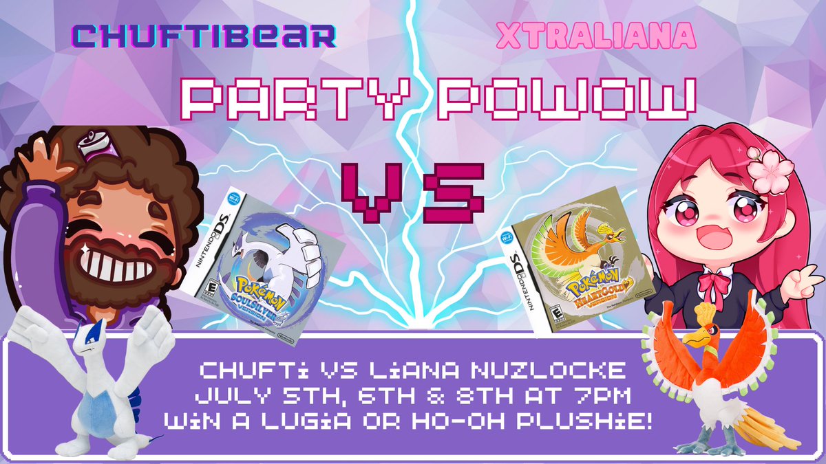 WE'VE GONE &amp; DONE IT !

<a href="/ChuftiB/">L8 | Chufti</a>  &amp; I are putting it on the line &amp; seeing who is the Johto Champion! 

We are also giving away 2x Plushies! I will be reppin' the Ho-Oh prize!

How to enter: 
🥇Like &amp; Retweet this post 
🥈Follow me on twitter 

Winners to be drawn live Sat 8th