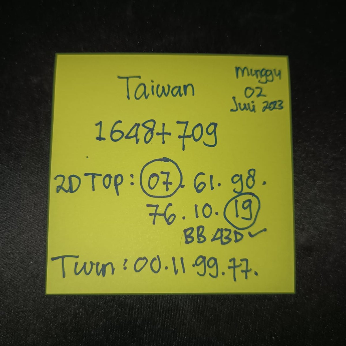Sultan_Togel's tweet photo. taiwan nya gasak lagi
mana tauan meledak
Pensil Kuning #Agatis Elon #JKT48SummerFestival FIFA https://t.co/uqOuLKyUVj