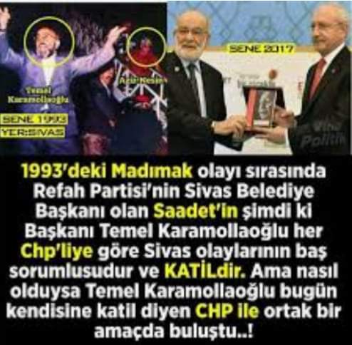 İşte karamollaoglu nun gerçek yüzü Sivas madımak oteli katliyamının baş aktörlerinden birisi