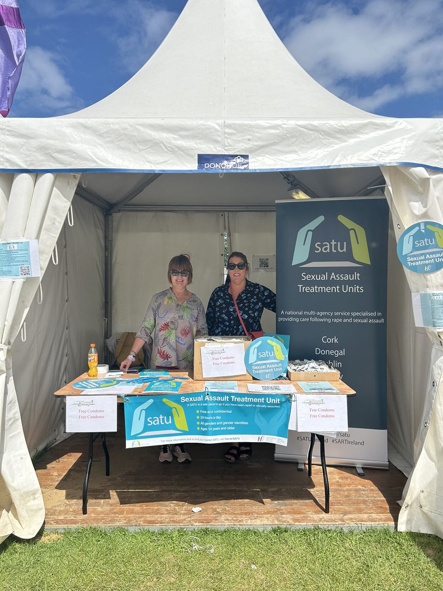 cathmarsh4's tweet photo. Ready for day 2 @longitudefest , already  so many dropping by to say hello, looks like going to be another great day🎪 #funandsafe #education #consent @meogan @gardainfo https://t.co/7dqmaKi5Lp