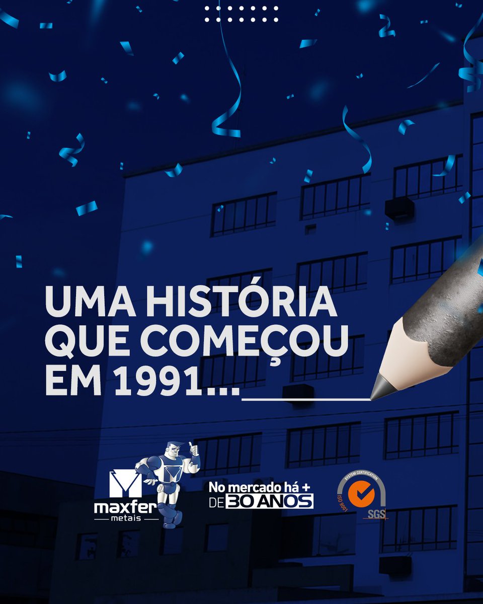 maxfermetais's tweet photo. São mais de 3 décadas sendo movida por novos desafios e fazendo o que mais amamos: Fornecer os melhores materiais para todo o Brasil. 

Obrigado a todos os nossos clientes que fazem parte da nossa história e por nos permitirem participar das suas! 🎂🎉 https://t.co/KE2qJnhnEt