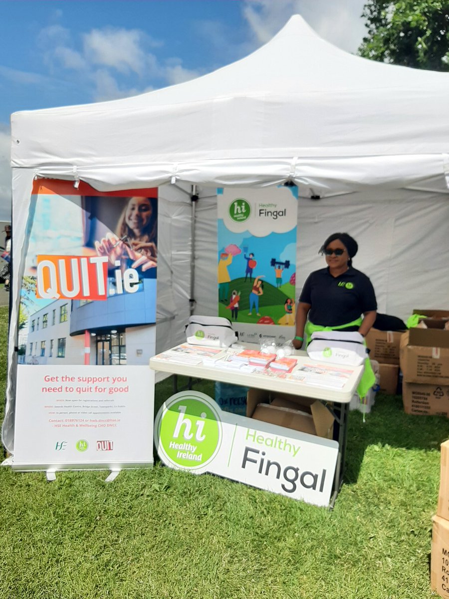 Come visit our Health and Wellbeing stand at Flavours of Fingal, Newbridge House, Donabate, this weekend to find out to find out about your local stop smoking clinic or how you can be SunSmart. You can also register for your stop smoking clinics here: bit.ly/DNCCstopsmokin…