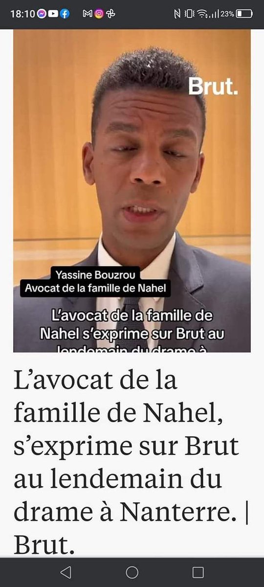 🔥🔥🔥🔥🔥🤫🤫🤫🤫🤫

#فرنسا_تحترق 
في هذا العالم الذي تتحكم فيه ايادي خفية تأكدت ان لا مجال للصدف ‼️
وكل يوم تتضح لنا امورا خفية تسدل الستار عن ما خلف الكواليس 
ليس غباء منهم ولا ذكاء منا ولكن وراء كل حدث حديث 👇
محامي عائلة نائل نفسه مثل في فيلم #اثينا الذي يحكي مقتل شاب جزائري