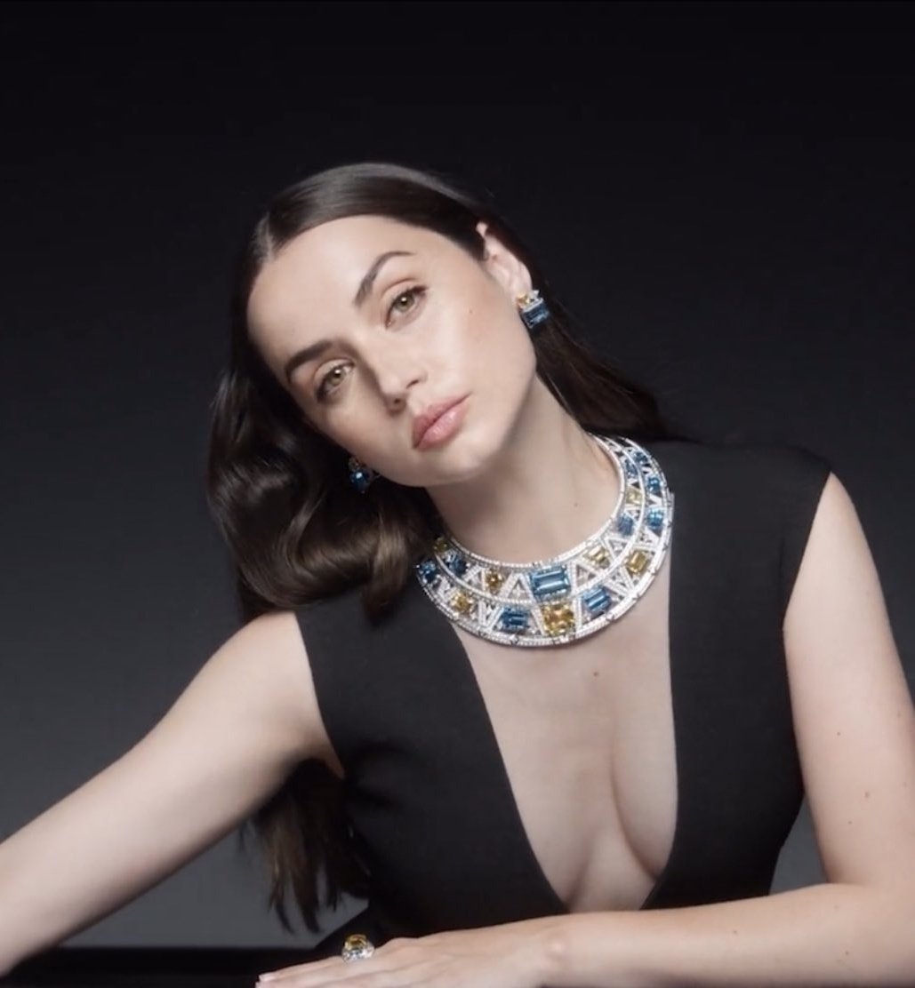 Ana De Armas posts on X: Ana de armas for Louis Vuitton High Jewellery!   / X