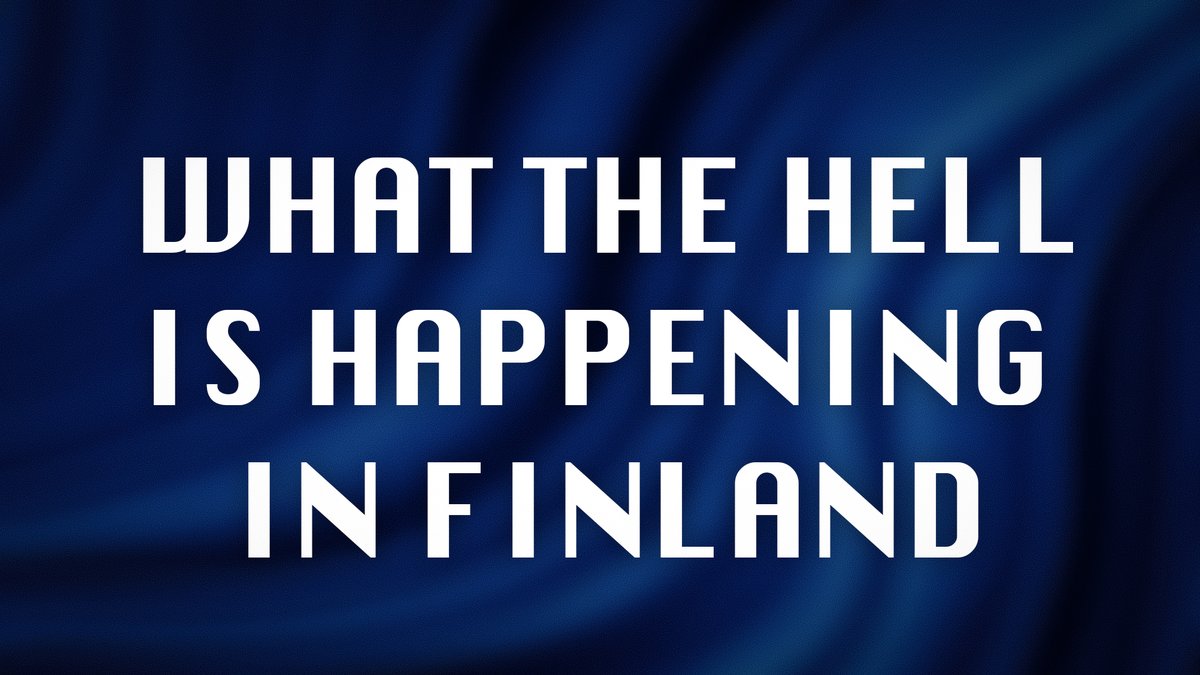 🧵#Thread: On the Great Replacement theory, the Finns Party, far-right terrorism, and what the hell is happening in #Finland. Last Friday, the Finnish minister for economic affairs, Vilhelm Junnila, was forced to resign due to links with neo-Nazi ideology…