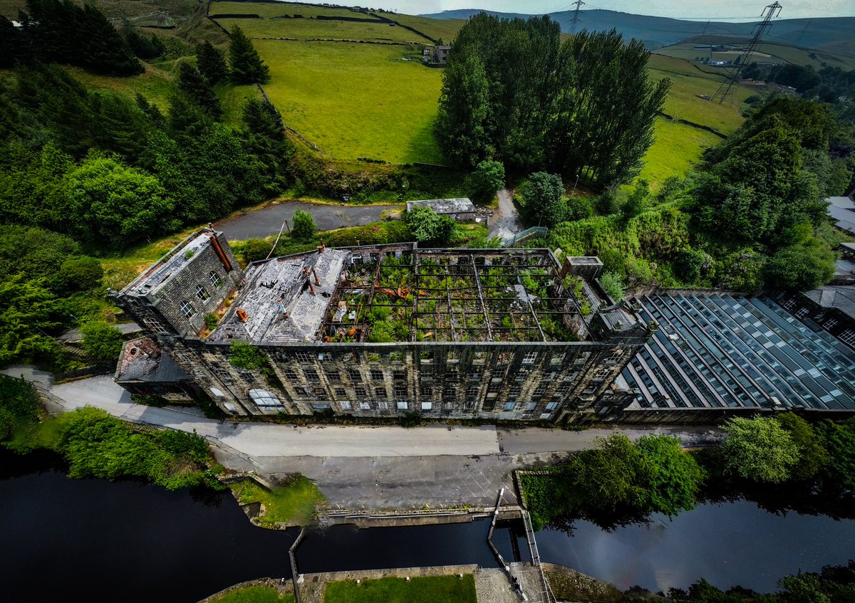 jakeholt91's tweet photo. Drone photo of an old mill (Fothergill mill) in Littleborough
#drone #photography #dronephotography #rochdale #littleborough #dji https://t.co/73urpy7M0t