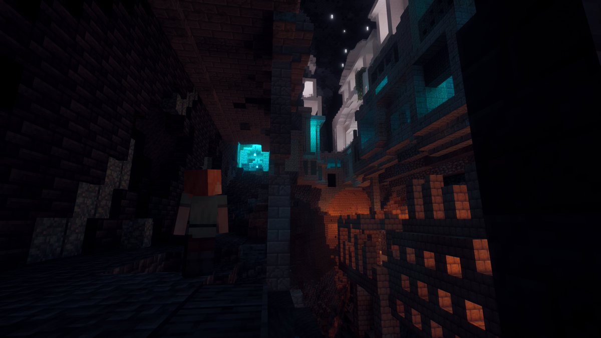 Hazy_Hand's tweet photo. "You find yourself trapped in a cave that collapses for unknown reasons. Inside the cave, there are bizarre events you have never experienced before waiting for you. Can you escape the cave?"

#mincraft
#games 
#horrorgames 
#INVISIBLE https://t.co/lxj9uAe6r2