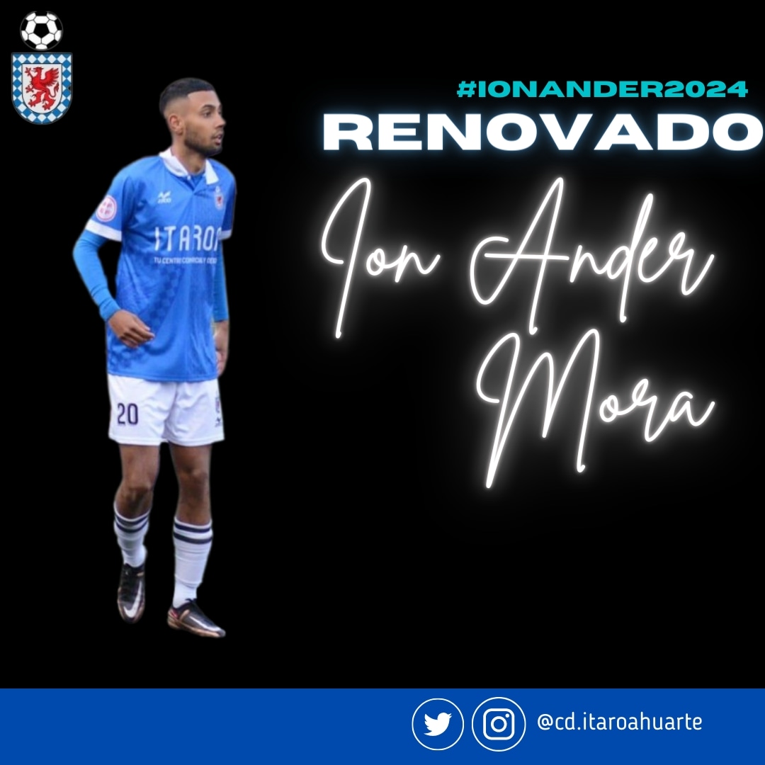 𝗖𝗢𝗠𝗨𝗡𝗜𝗖𝗔𝗗𝗢 𝗢𝗙𝗜𝗖𝗜𝗔𝗟 ℹ️ || El atacante 𝑰𝒐𝒏 𝑨𝒏𝒅𝒆𝒓 𝑴𝒐𝒓𝒂 renueva su compromiso con el primer equipo.

Ion Ander completará su segunda temporada en el Nuevo Areta. 

¡GRANDE IONAN! 💣💙

#ItaroaHuarte || #IonAnder2024