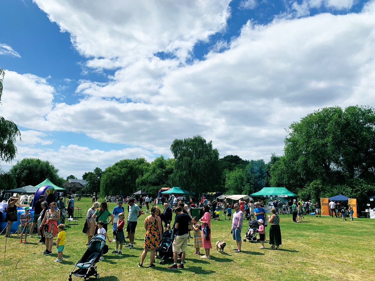 BerrylandsFest's tweet photo. Come on down - the festival is open, the food is on the bbq, the beer is flowing, music is playing, there are games, stalls and refreshments https://t.co/YDphmTegJE