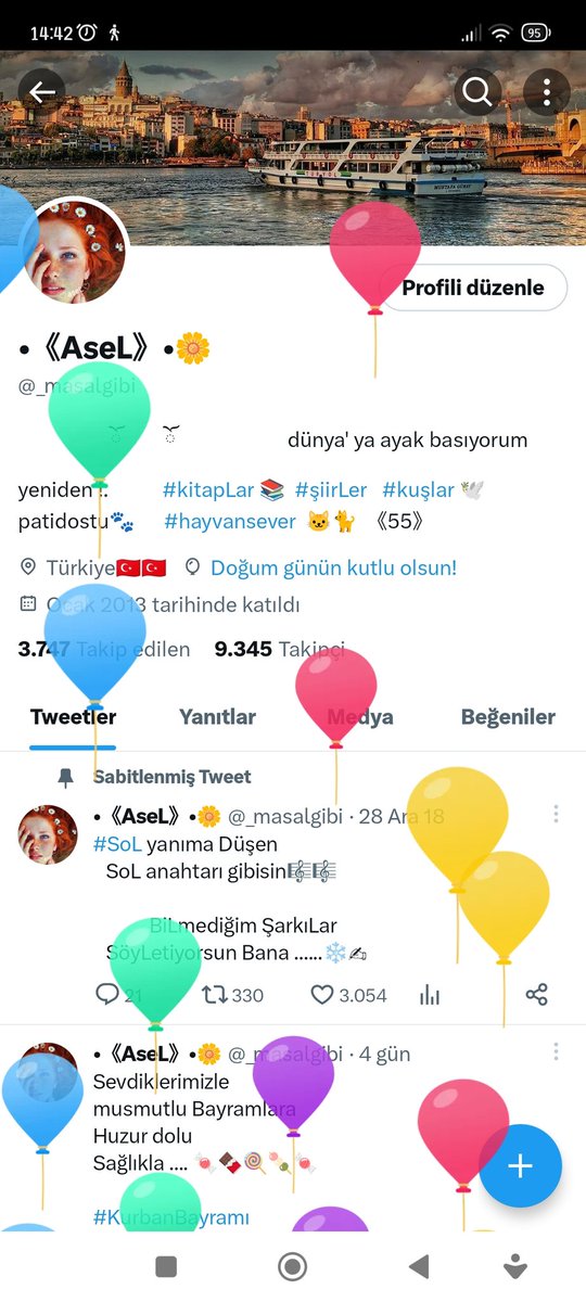 _masalgibi's tweet image. En sevdiğim baLonlar 🥰

ne getirirsen getir hayat !
elimdekileri alma yeter !

Hüznüne de kahrına da eywallah...

#hoşgeldinyeniyaşım😊🌼