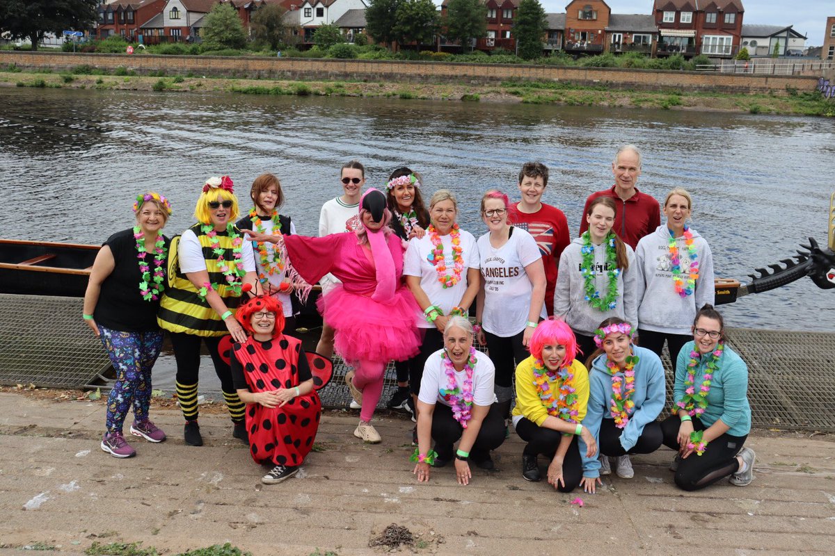 NUHCharity's tweet photo. Today four amazing teams from @TeamNUH have taken to the river to raise money for their areas 💙

We’re so proud of them 😍

#DragonBoat2023 https://t.co/cMjuLrIFTr