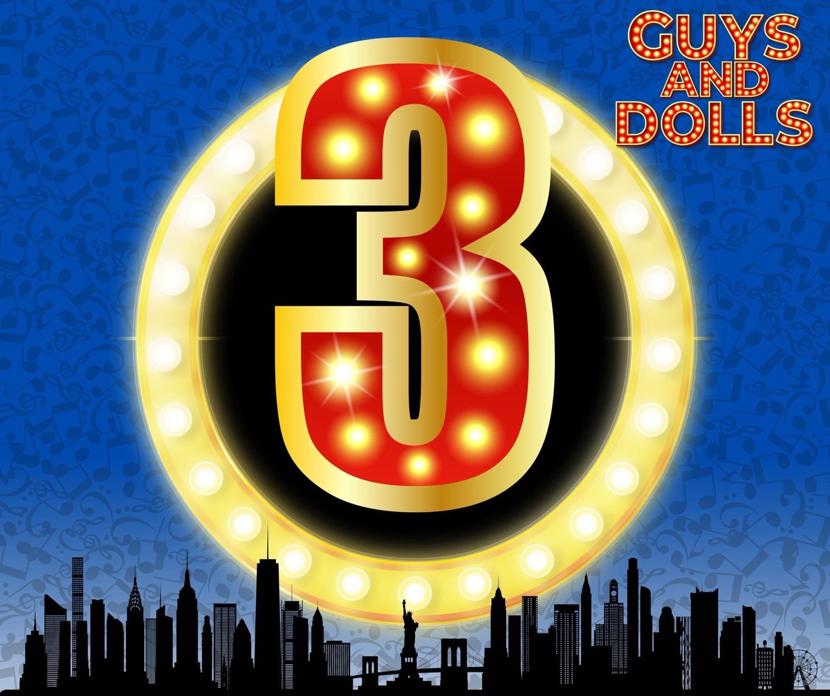 NMTOrchestra's tweet photo. NMTO presents 'GUYS AND DOLLS in Concert' 🎲

🥳 ONLY 3️⃣ WEEKS TO GO! 🥳

TODAY is our first principal musical call today and we can’t wait to get started 🥰

🤩 ONLY 100 TICKETS LEFT! 🤩

📅 Sunday 23rd July 2023 - 7:30pm
📍 @MajesticRetford 
🎟 https://t.co/lF1ZN7IXB7 https://t.co/YUvS6B966F