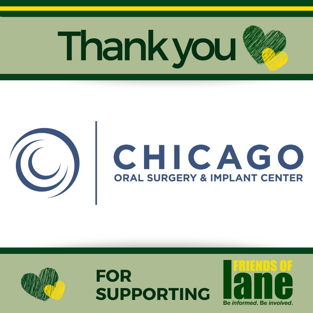 FriendsofLane1's tweet image. Just for Lane Tech: free imaging for dental implants or wisdom teeth removal until 8/30/2023. Mention that you are a Friend of Lane when scheduling.
oralsurgerychi.com 

#FriendsofLane #LaneTech #LaneTechHS #OralSurgeryChi
friendsoflane.org/corpsponsors