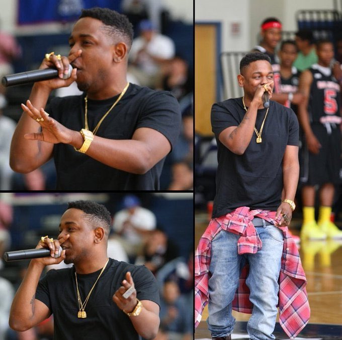 Ballislife's tweet photo. Kendrick Lamar’s ‘Section.80’ came out 12 years ago today.   

He performed A.D.H.D &amp; Hol’ Up at the 2012 BallIsLife All-American game. https://t.co/zGYYuGbmD7