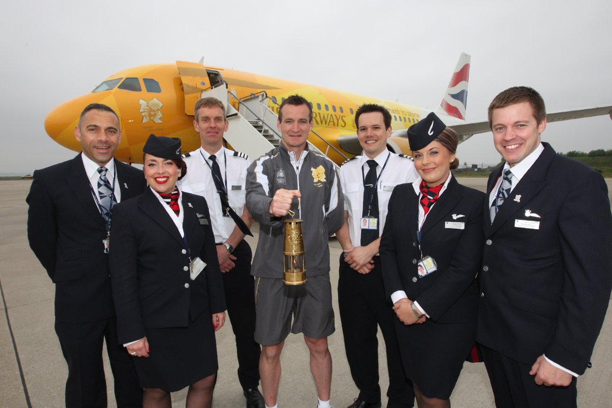 LPL_Airport's tweet photo. In the build-up to the 2012 London Olympic Games, the Olympic Torch came to Liverpool in June that year, flying onboard British Airways flight BA2012 to the Isle of Man as it continued its tour of the British Isles. 🔥
#LPL90 https://t.co/7IyNfJOAZ9